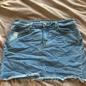 Denim Mini Skirt